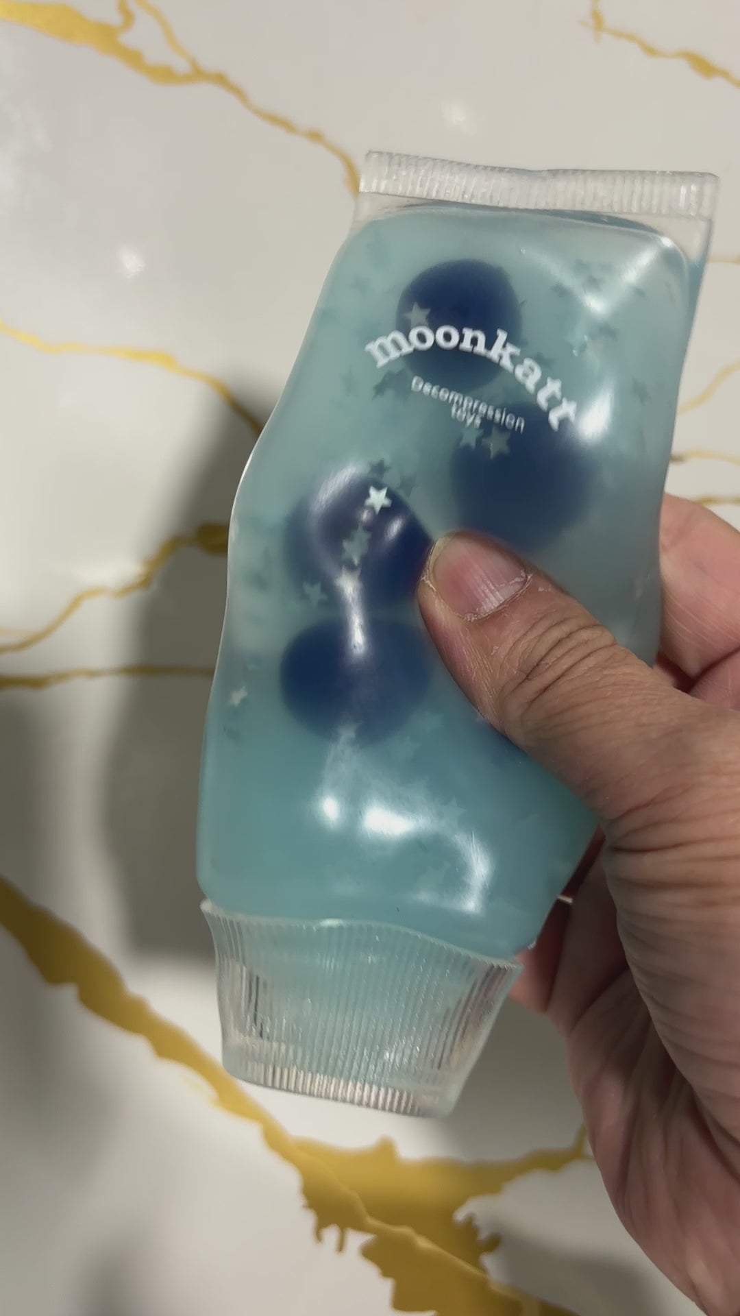 MoonKatt blueberry smoothie toothpaste squishy