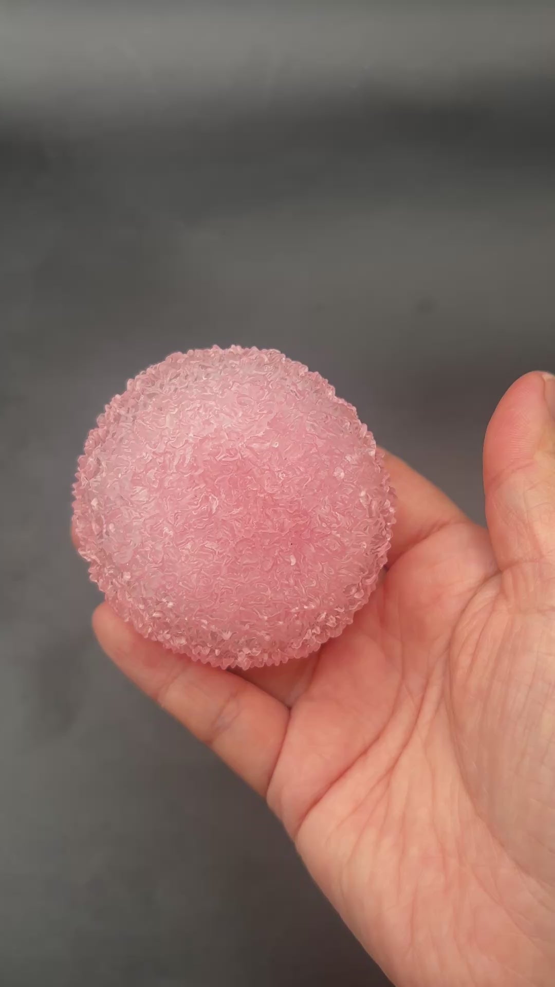ICE CRACKLE texured crunchy slime stressball
