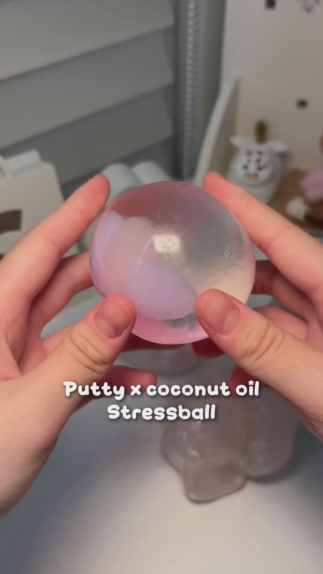 putty x coconut oil mochi stressball