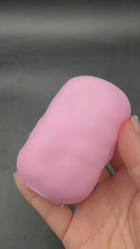 Crunchy matte soap stressball pink