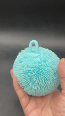 Large crunchy Lego fuzzy ball blue stressball