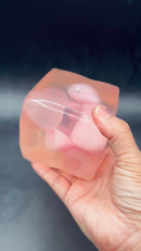 Jumbo fruit jelly cube stressball