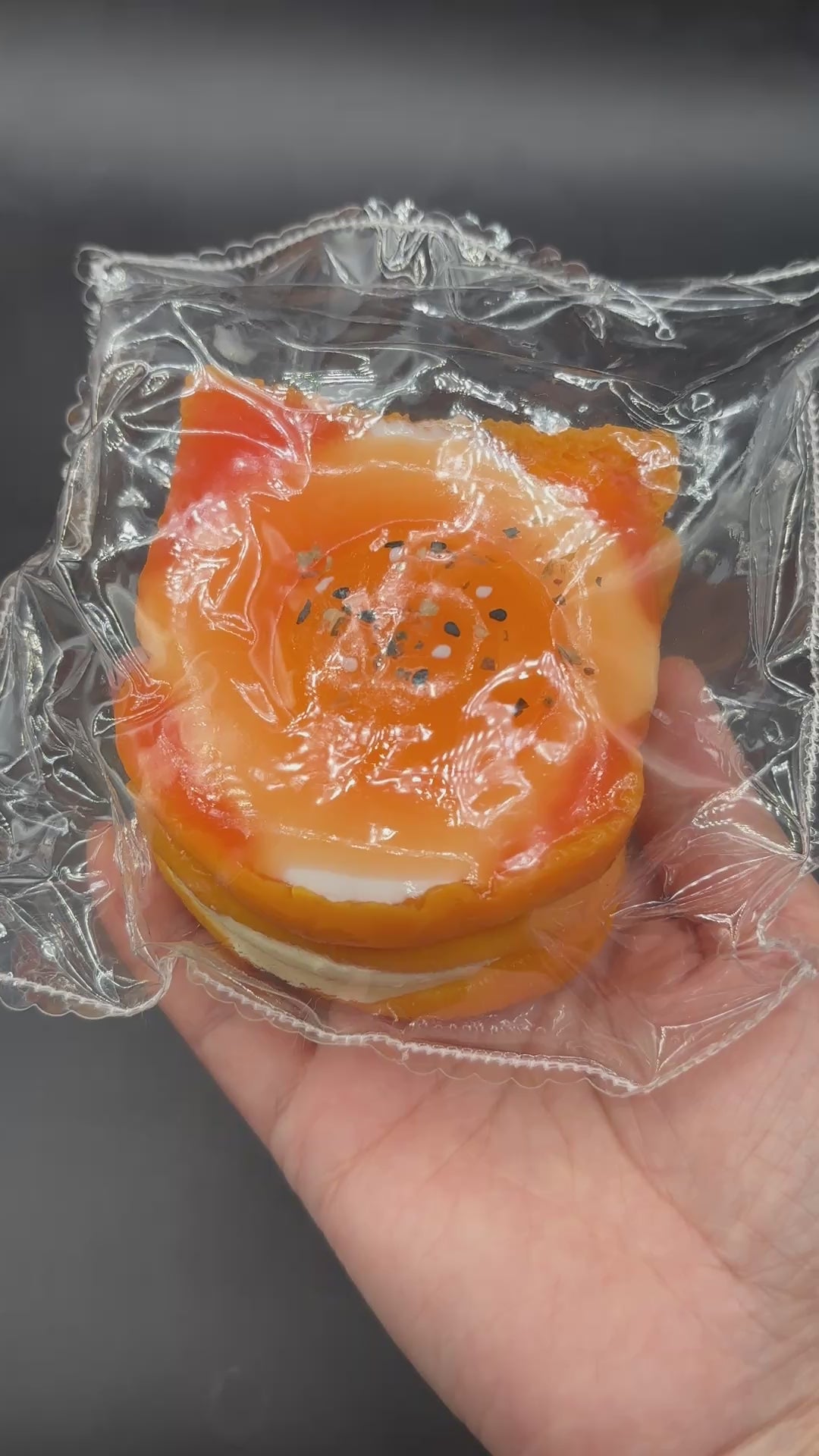 Super soft water x cream egg toast soft  taba squishy