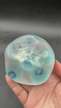 Blue berry hard charmed glittery Vaseline stressball